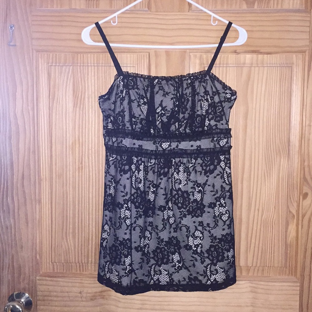 Lace tank top